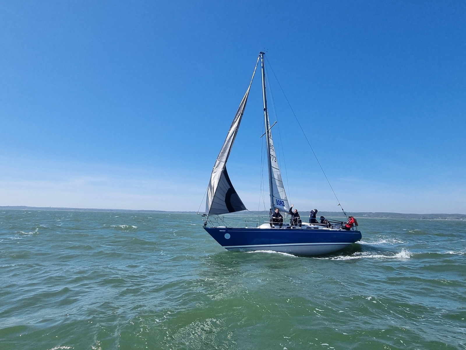 Un bateau de Grandcamp 2e de la course de l'EDHEC !